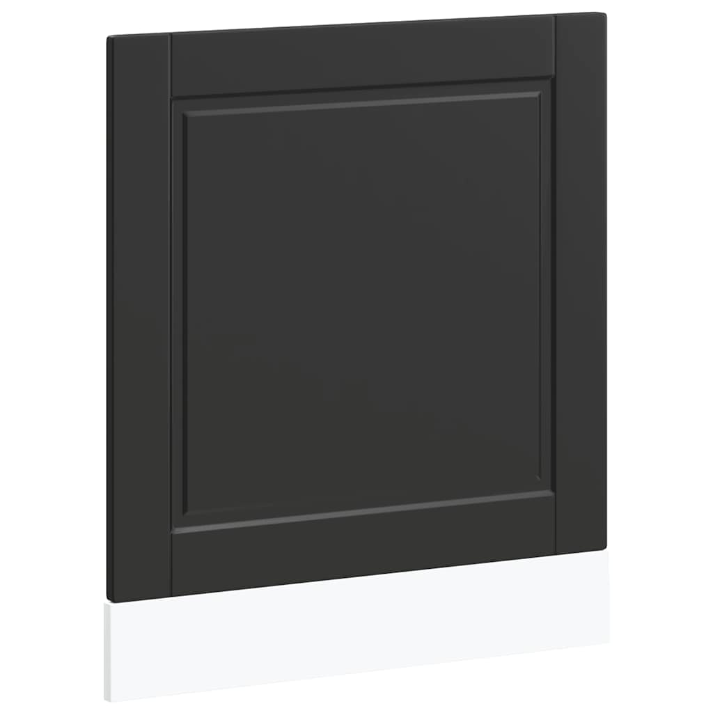 Pannello Lavastoviglie Porto Nero 60x1,5x67 cm in Truciolato - homemem39