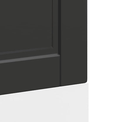 Pannello Lavastoviglie Porto Nero 60x1,5x67 cm in Truciolato - homemem39
