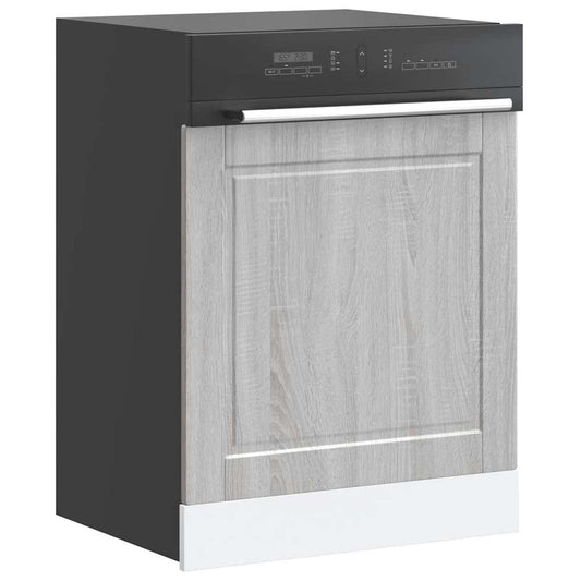 Pannello Lavastoviglie Porto Grigio Sonoma 60x1,5x57 cm