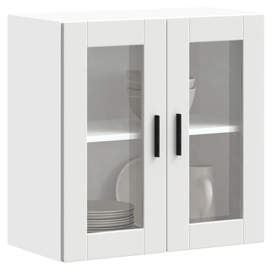 Pensile da Cucina con Porta in Vetro Porto Bianco - homemem39