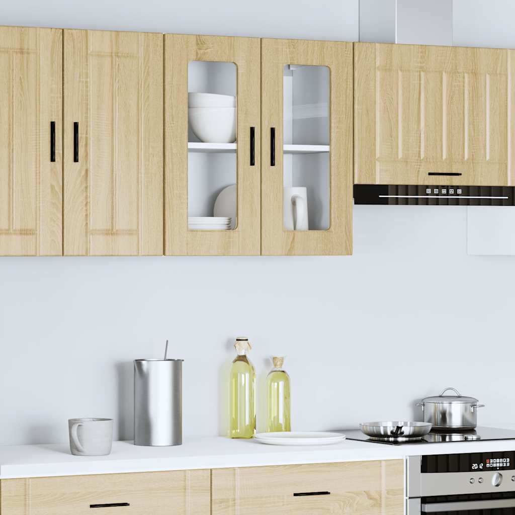 Pensile da Cucina con Porta in Vetro Porto
