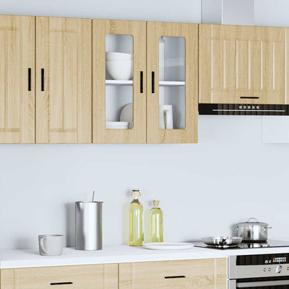 Pensile da Cucina con Porta in Vetro Porto