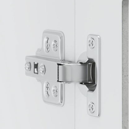 Pensile da Cucina con Porta in Vetro Porto Grigio Cemento