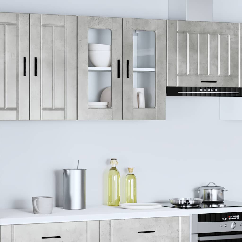 Pensile da Cucina con Porta in Vetro Porto