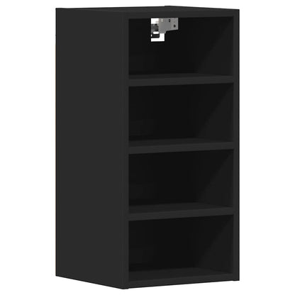 Mobile Pensile “Riga” Nero 30x29,5x60 cm in Legno Multistrato - homemem39