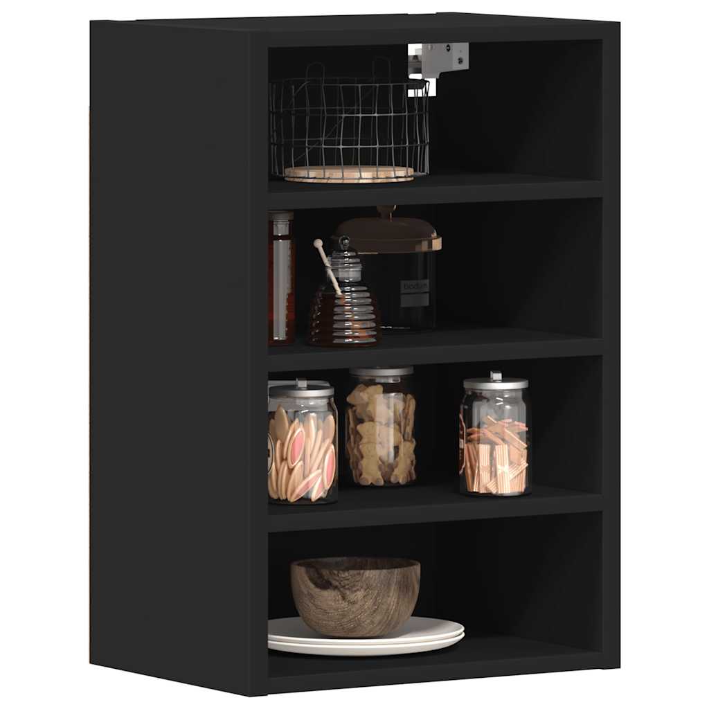 Mobile Pensile “Riga” Nero 40x29,5x60 cm in Legno Multistrato - homemem39
