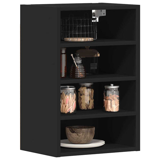Mobile Pensile “Riga” Nero 40x29,5x60 cm in Legno Multistrato - homemem39