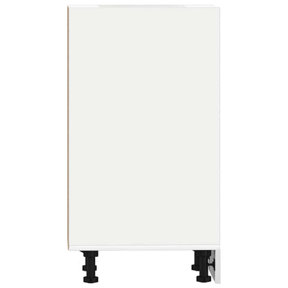 Armadio Inferiore “Riga” Bianco 20x44,5x81,5 cm - homemem39
