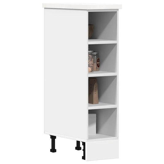 Armadio Inferiore “Riga” Bianco 20x44,5x81,5 cm - homemem39