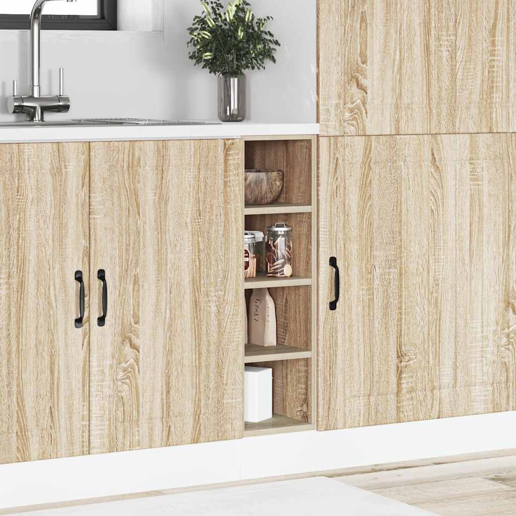 Armadio Inferiore “Riga” Rovere Sonoma 20x44,5x81,5 cm - homemem39