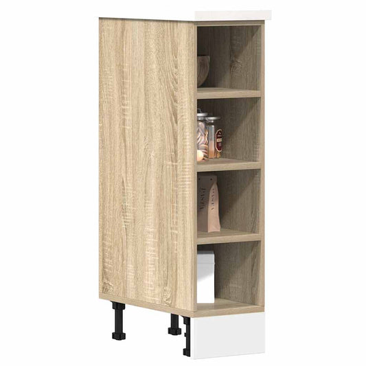 Armadio Inferiore “Riga” Rovere Sonoma 20x44,5x81,5 cm - homemem39