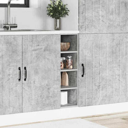 Armadio Inferiore “Riga” Grigio Cemento 20x44,5x81,5 cm - homemem39