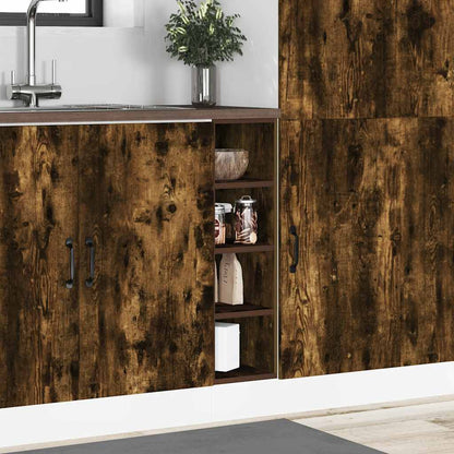 Armadio Inferiore “Riga” Rovere Fumo 20x44,5x81,5 cm - homemem39