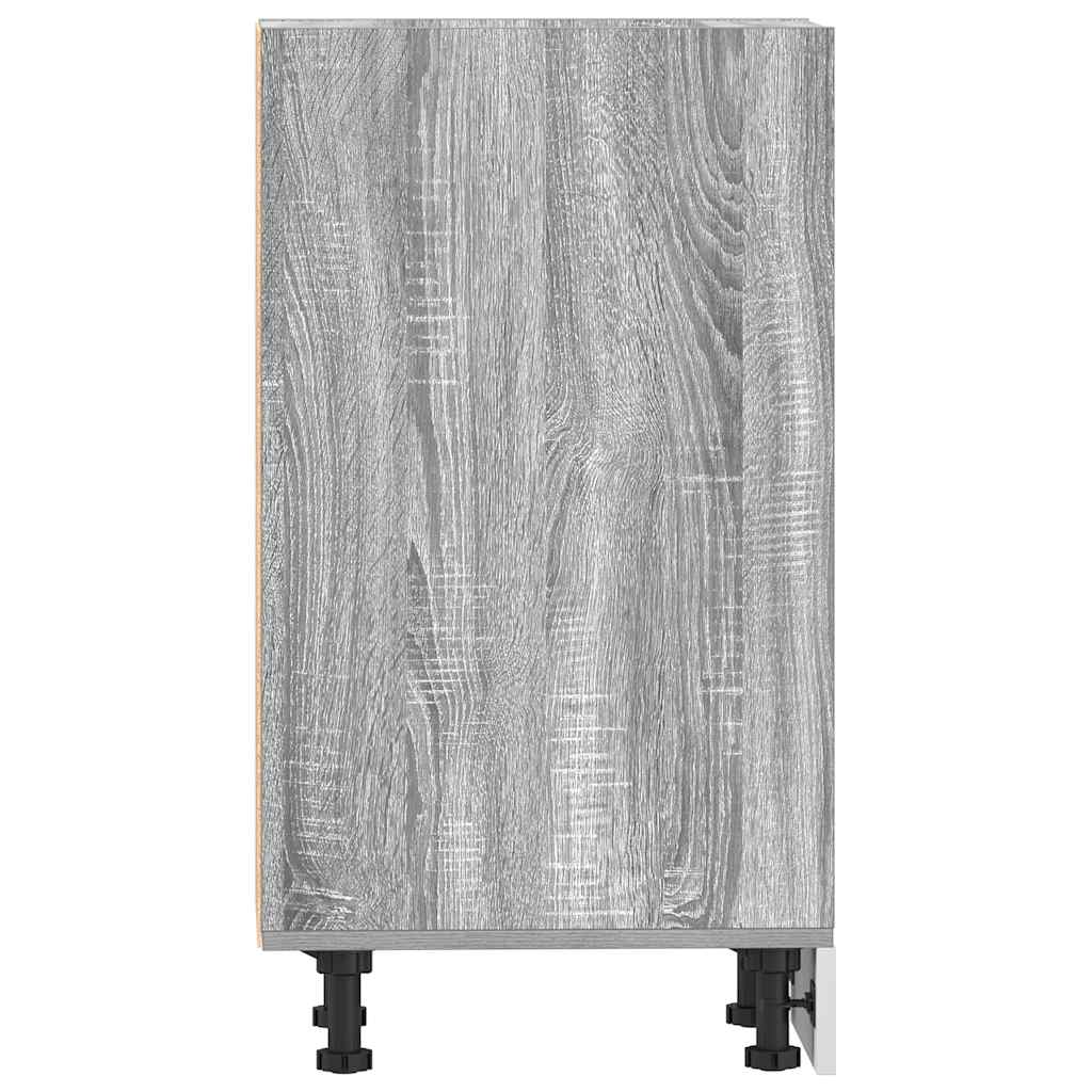Armadio Inferiore “Riga” Grigio Sonoma 20x44,5x81,5 cm - homemem39