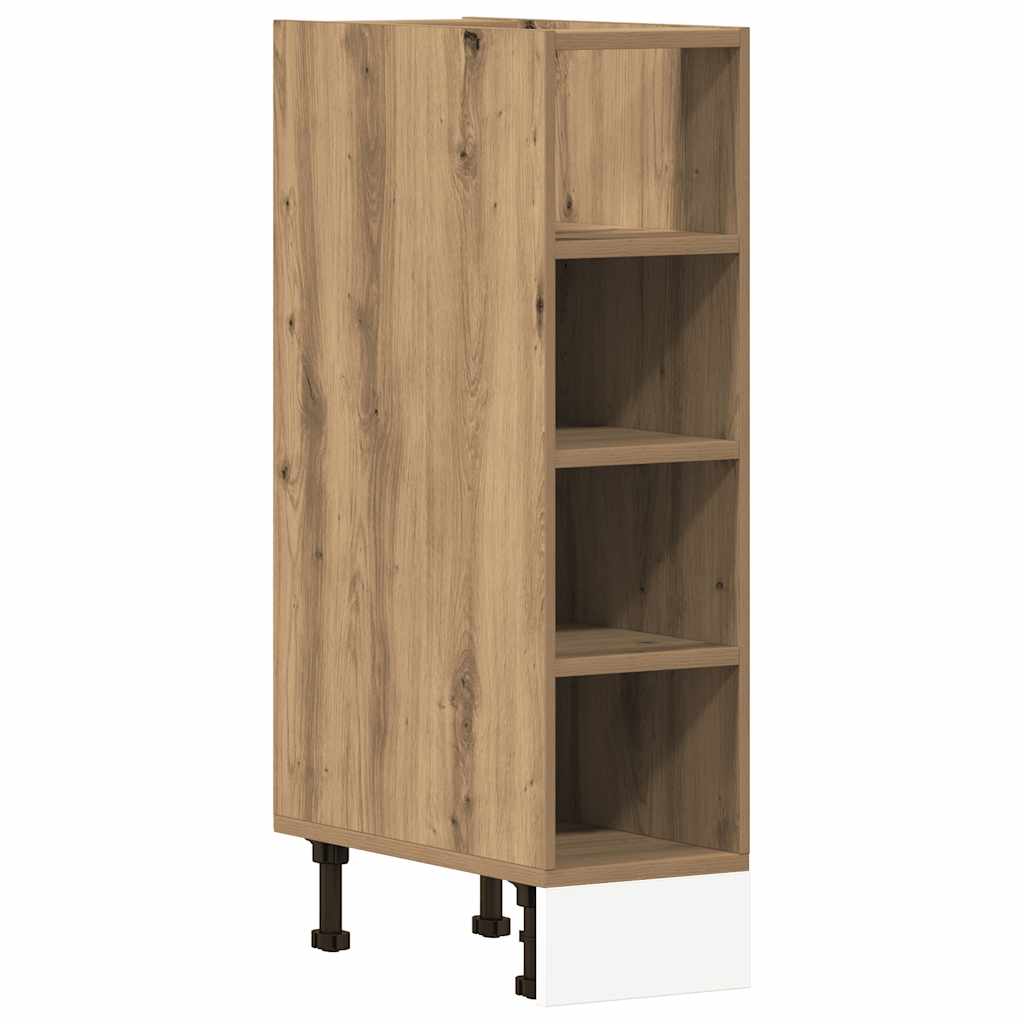 Armadio Inferiore “Riga” Rovere Artigianale 20x44,5x81,5 cm - homemem39