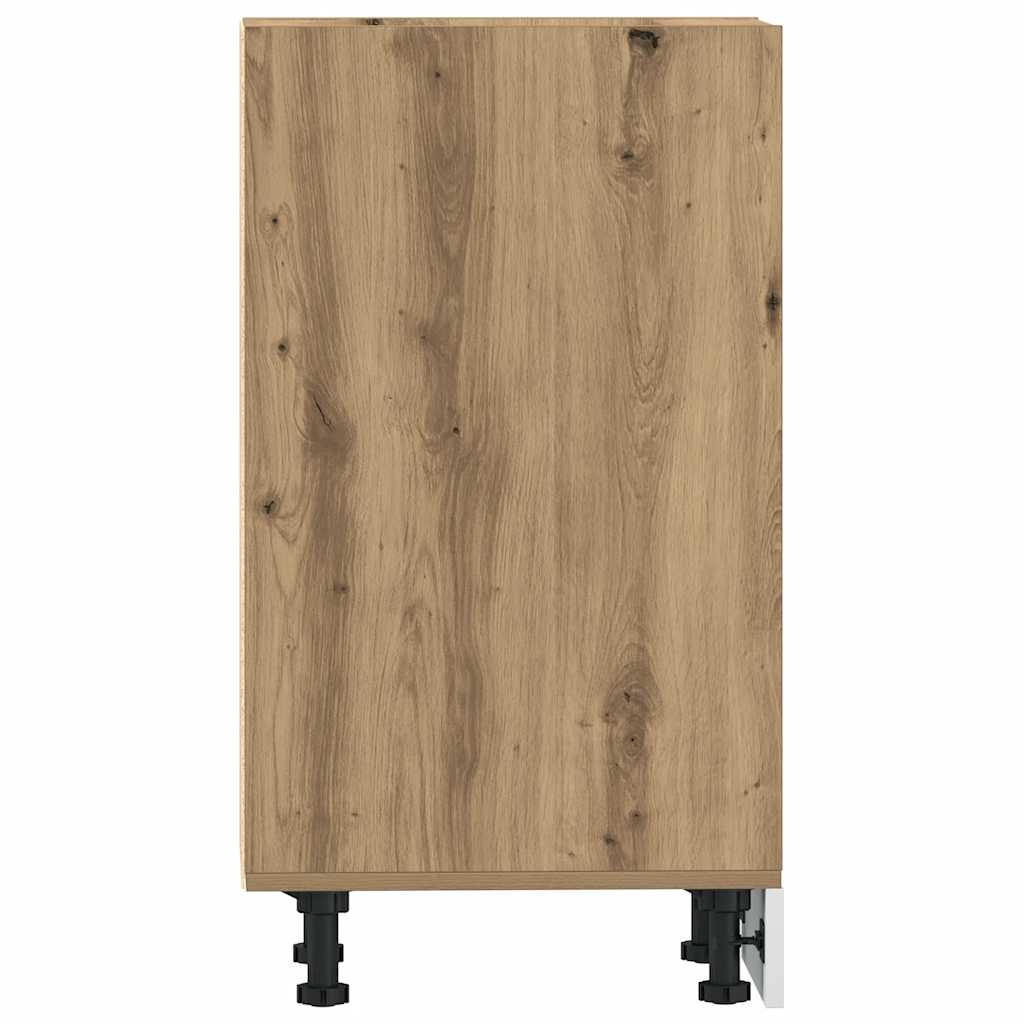 Armadio Inferiore “Riga” Rovere Artigianale 20x44,5x81,5 cm | homemem39