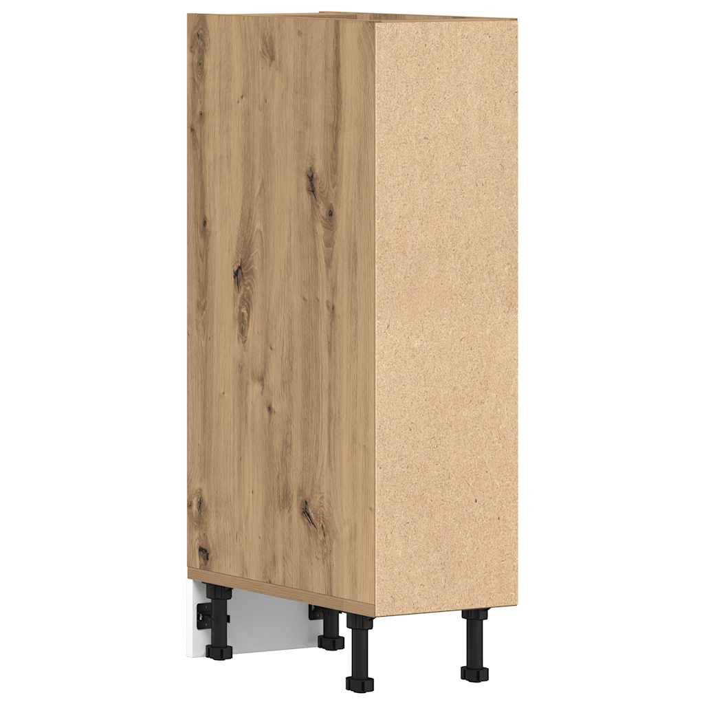 Armadio Inferiore “Riga” Rovere Artigianale 20x44,5x81,5 cm - homemem39
