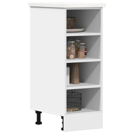 Armadio Inferiore “Riga” Bianco 30x44,5x81,5 cm - homemem39