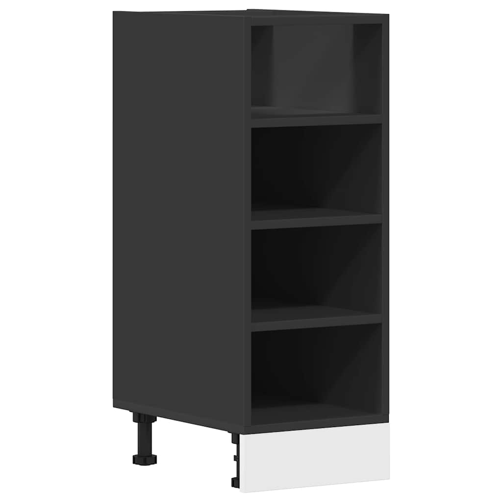 Armadio Inferiore “Riga” Nero 30x44,5x81,5 cm - homemem39