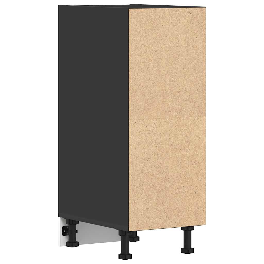Armadio Inferiore “Riga” Nero 30x44,5x81,5 cm - homemem39