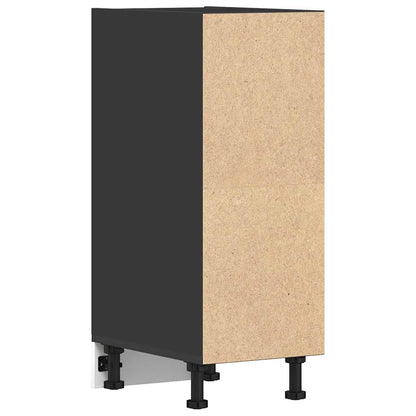 Armadio Inferiore “Riga” Nero 30x44,5x81,5 cm - homemem39