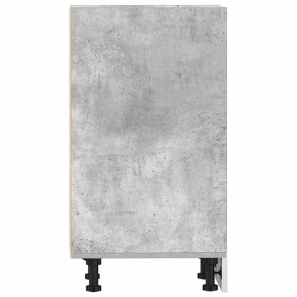 Armadio Inferiore “Riga” Grigio Cemento 30x44,5x81,5 cm - homemem39