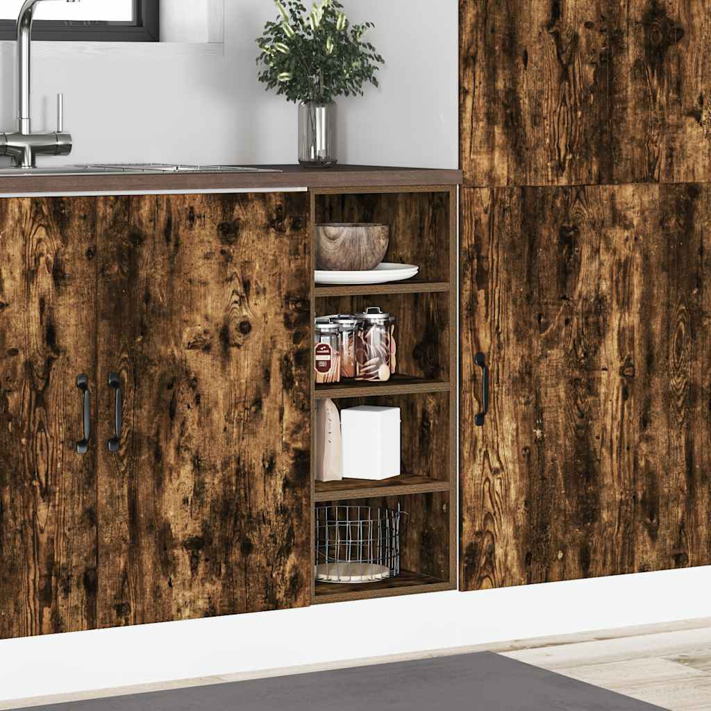 Armadio Inferiore “Riga” Rovere Fumo 30x44,5x81,5 cm - homemem39