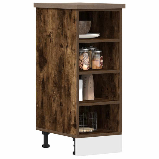 Armadio Inferiore “Riga” Rovere Fumo 30x44,5x81,5 cm - homemem39