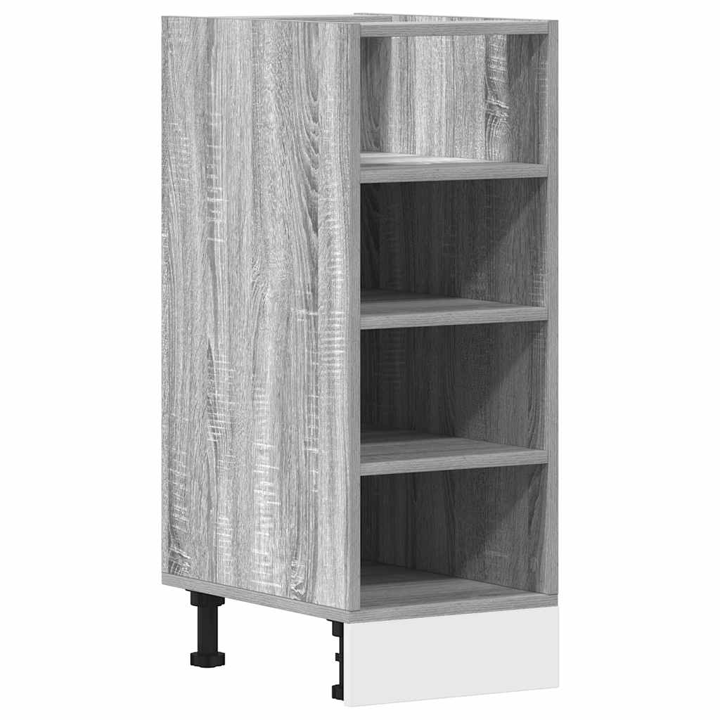 Armadio Inferiore “Riga” Grigio Sonoma 30x44,5x81,5 cm | homemem39