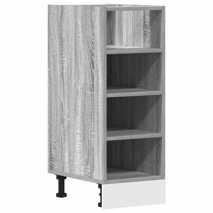 Armadio Inferiore “Riga” Grigio Sonoma 30x44,5x81,5 cm - homemem39