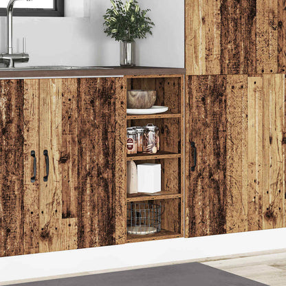 Armadio Inferiore “Riga” Legno Vecchio 30x44,5x81,5 cm - homemem39