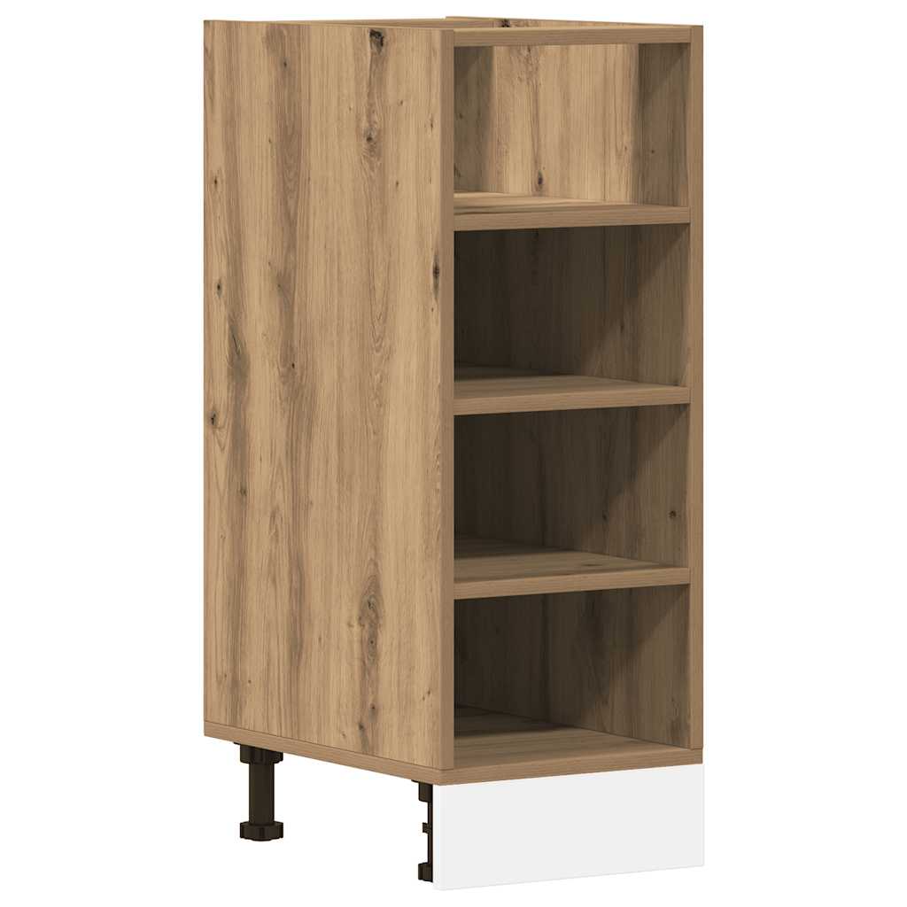 Armadio Inferiore “Riga” Rovere Artigianale 30x44,5x81,5 cm - homemem39