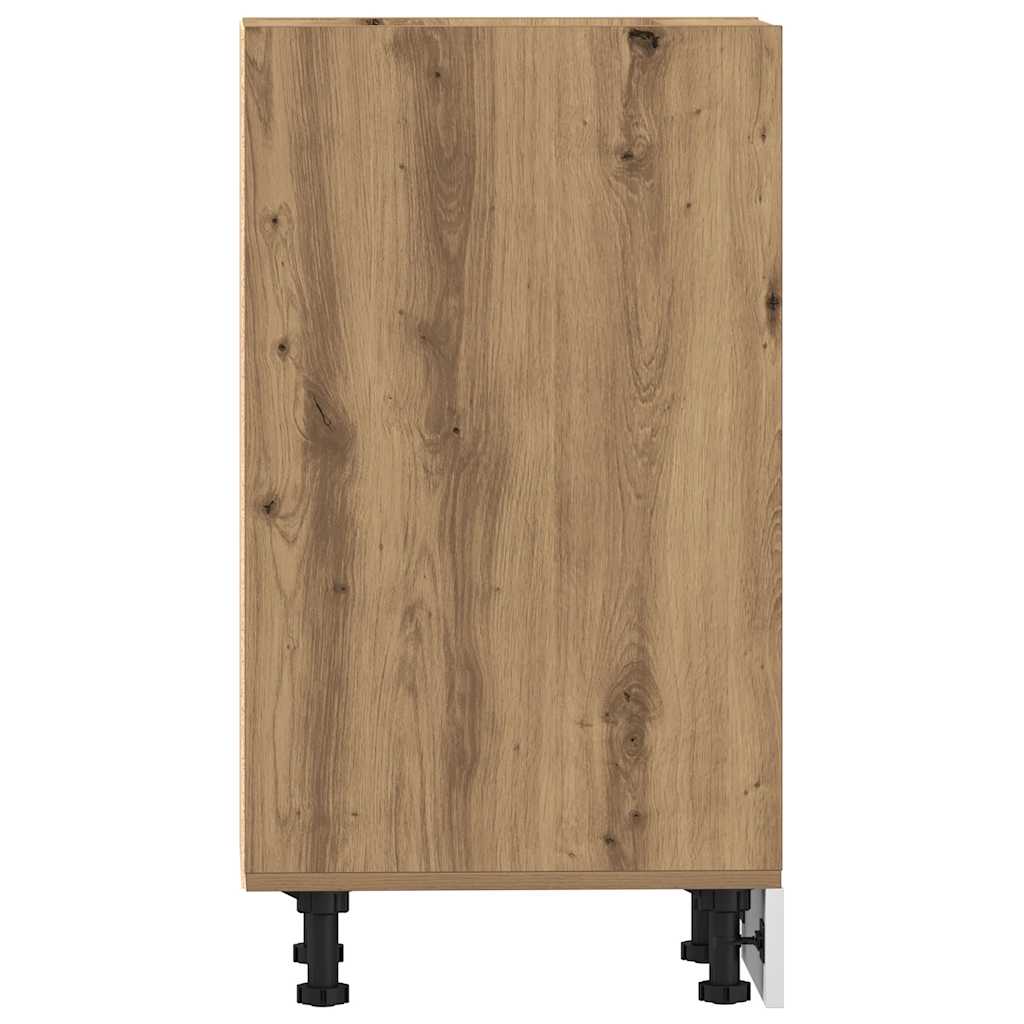 Armadio Inferiore “Riga” Rovere Artigianale 30x44,5x81,5 cm - homemem39