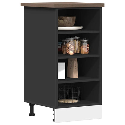 Armadio Inferiore “Riga” Nero 40x44,5x81,5 cm | homemem39