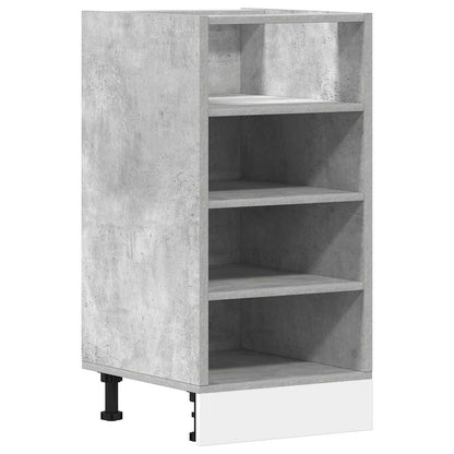 Armadio Inferiore “Riga” Grigio Cemento 40x44,5x81,5 cm - homemem39