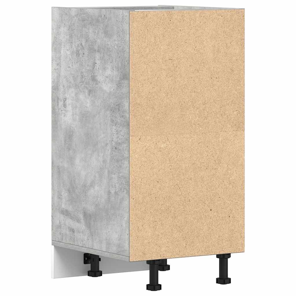 Armadio Inferiore “Riga” Grigio Cemento 40x44,5x81,5 cm - homemem39