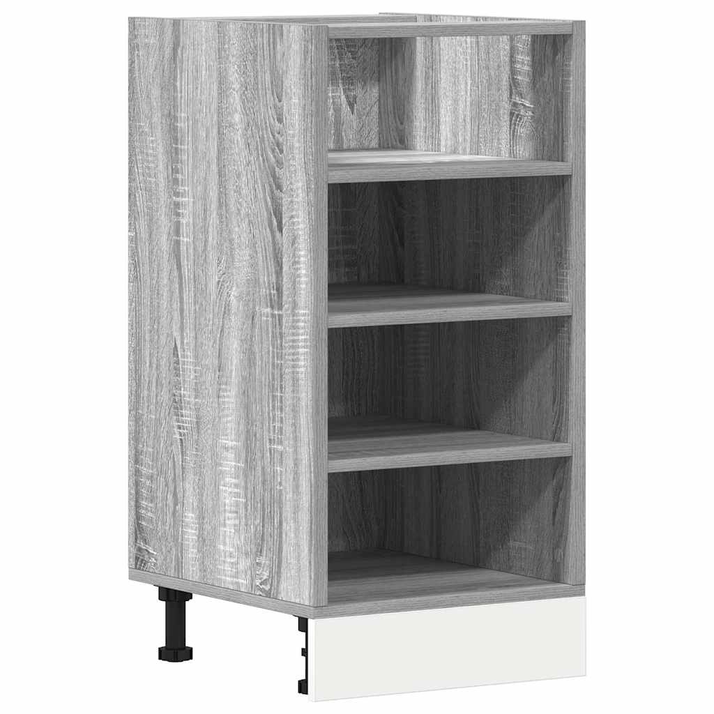 Armadio Inferiore “Riga” Grigio Sonoma 40x44,5x81,5 cm - homemem39