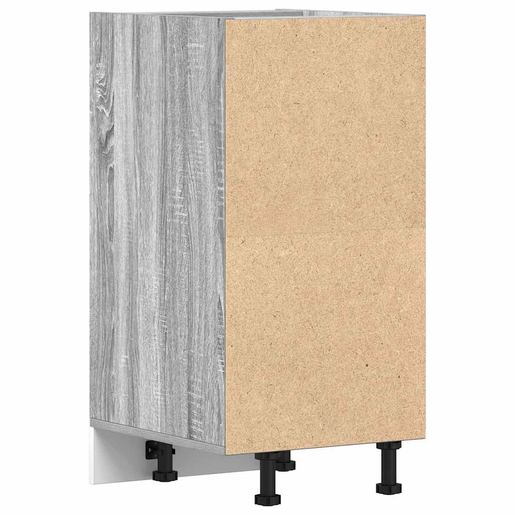 Armadio Inferiore “Riga” Grigio Sonoma 40x44,5x81,5 cm - homemem39