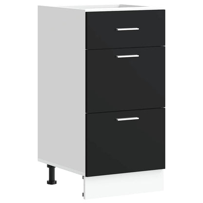 Armadio Inferiore “Lyon” Nero 40x46x81,5 cm - homemem39