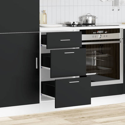 Armadio Inferiore “Lyon” Nero 40x46x81,5 cm - homemem39