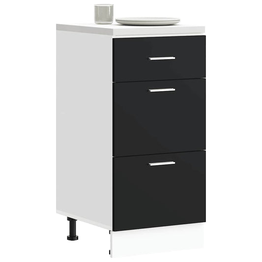Armadio Inferiore “Lyon” Nero 40x46x81,5 cm - homemem39