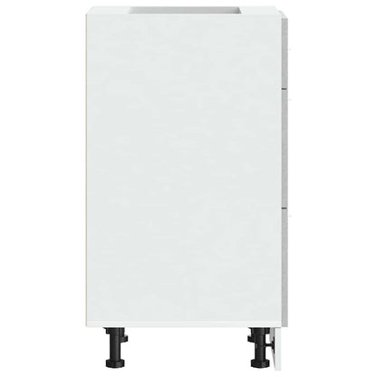 Armadio Inferiore “Lyon” Grigio Cemento 40x46x81,5cm