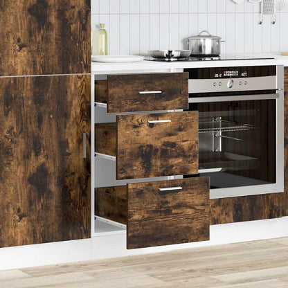 Armadio Inferiore “Lyon” Rovere Fumo 40x46x81,5cm - homemem39