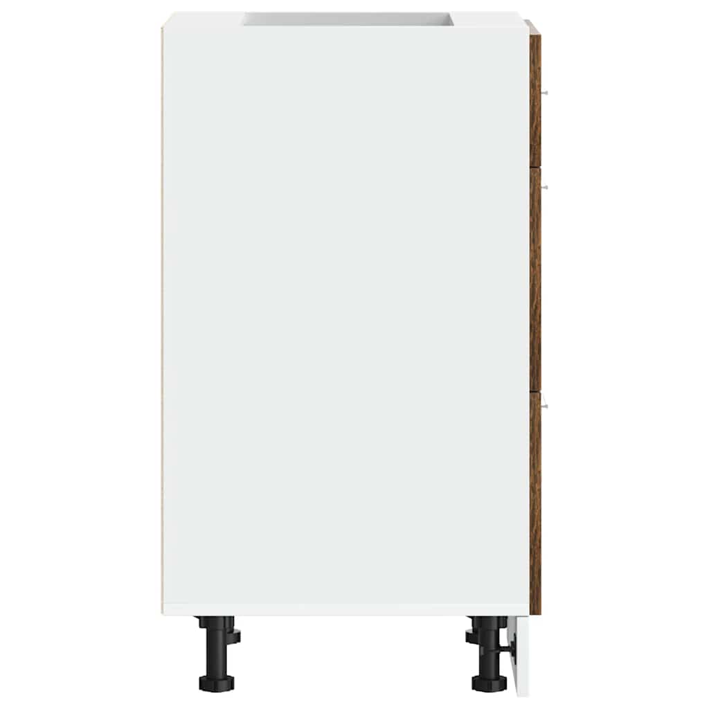 Armadio Inferiore “Lyon” Rovere Fumo 40x46x81,5cm | homemem39
