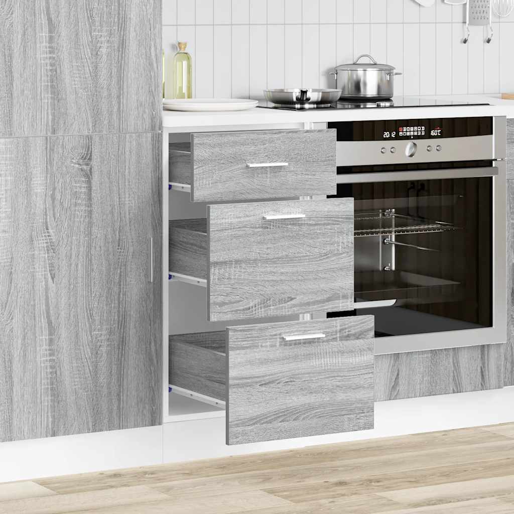 Armadio Inferiore “Lyon” Grigio Sonoma 40x46x81,5 cm - homemem39