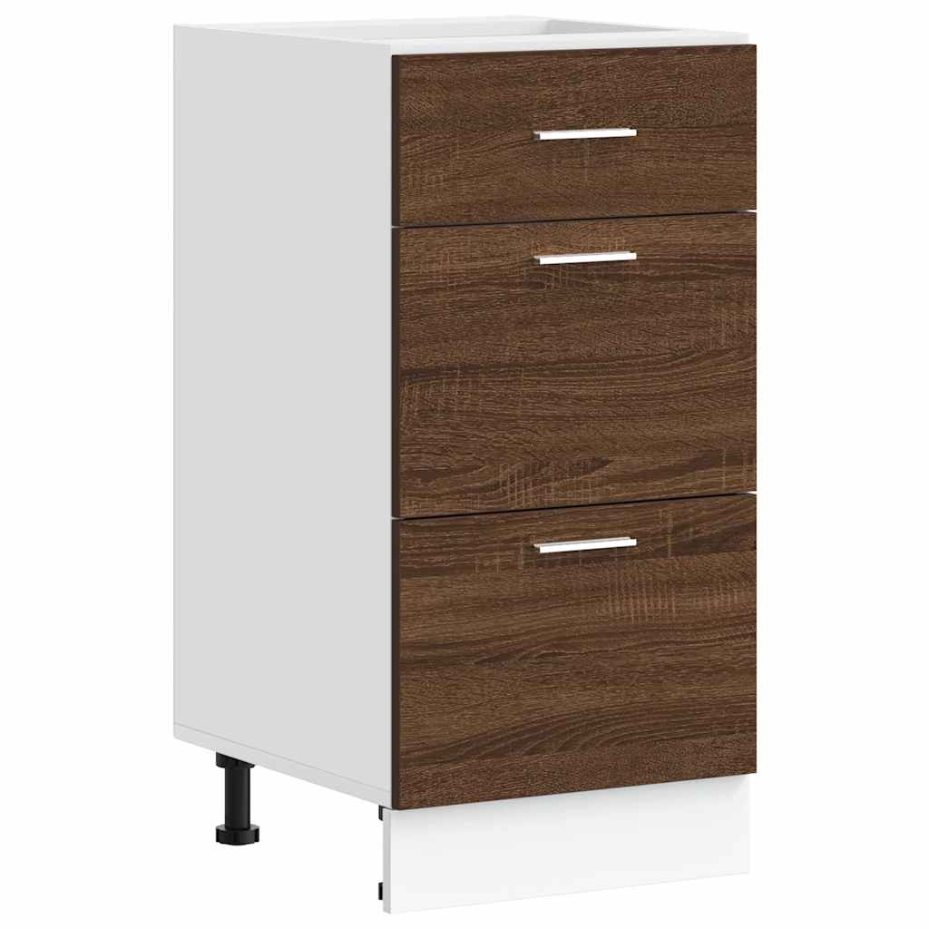 Armadio Inferiore “Lyon” Rovere Marrone 40x46x81,5cm - homemem39