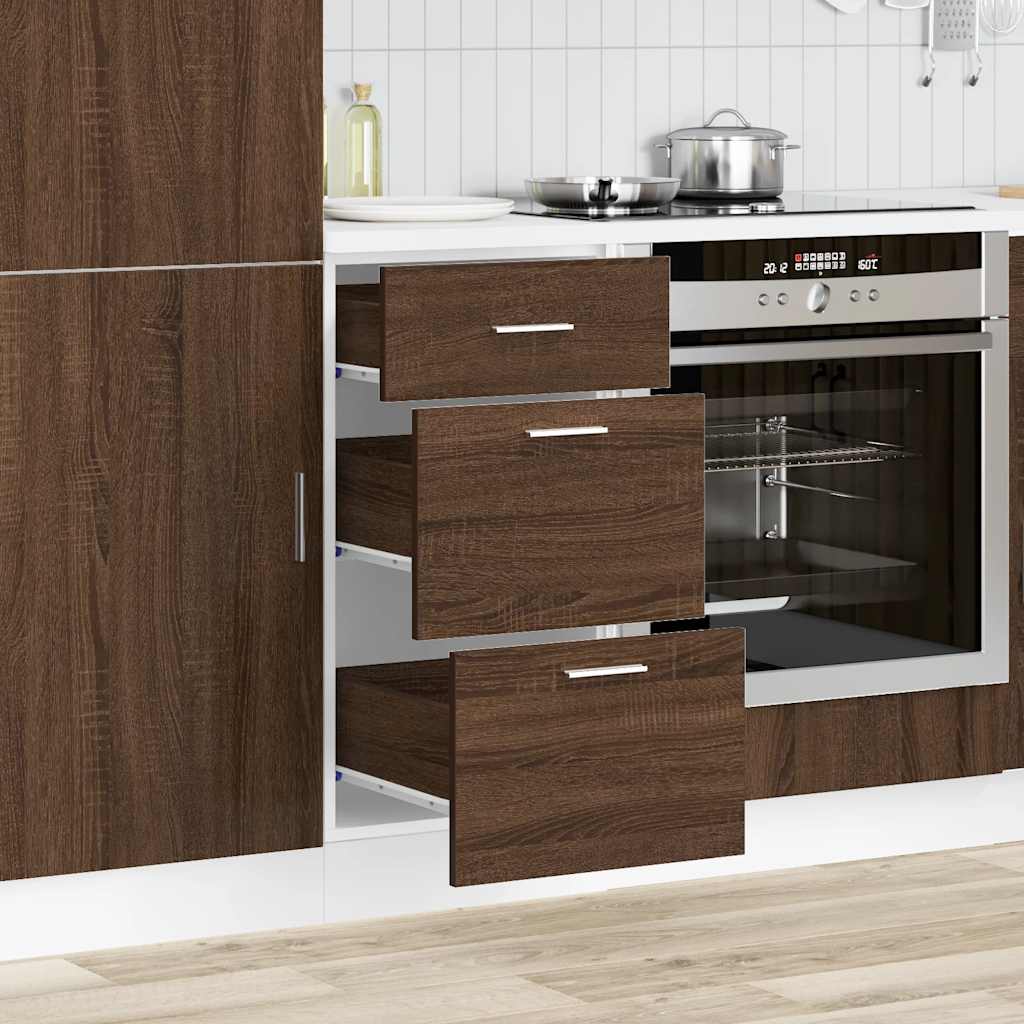 Armadio Inferiore “Lyon” Rovere Marrone 40x46x81,5cm - homemem39