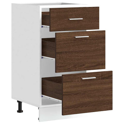 Armadio Inferiore “Lyon” Rovere Marrone 40x46x81,5cm - homemem39