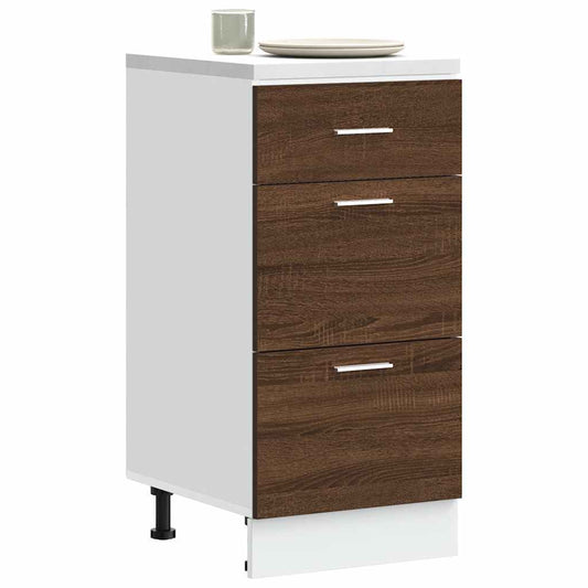 Armadio Inferiore “Lyon” Rovere Marrone 40x46x81,5cm - homemem39