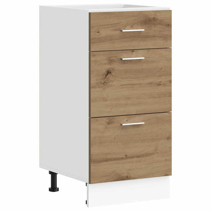 Armadio Inferiore “Lyon” Rovere Artigianale 40x46x81,5 cm - homemem39